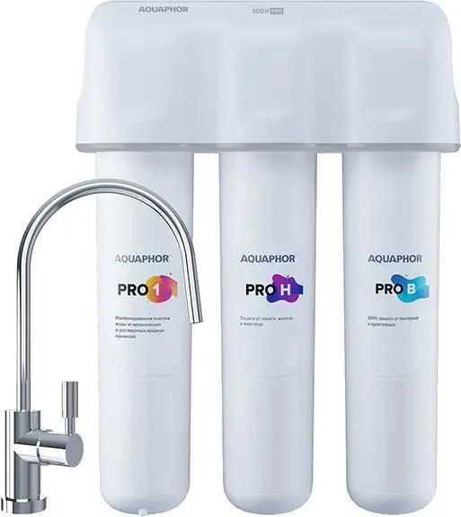 Водоочиститель Аквафор Кристалл Eco H Pro,  белый [212540]